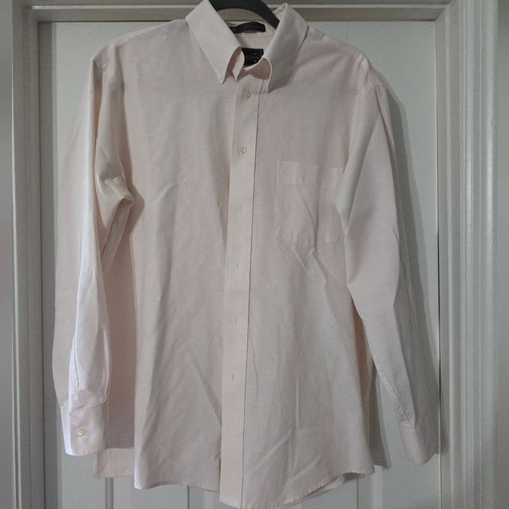 The Arrow Company Men's Oxford Baby Pink Shirt - Size 16 1/2 - 32/33